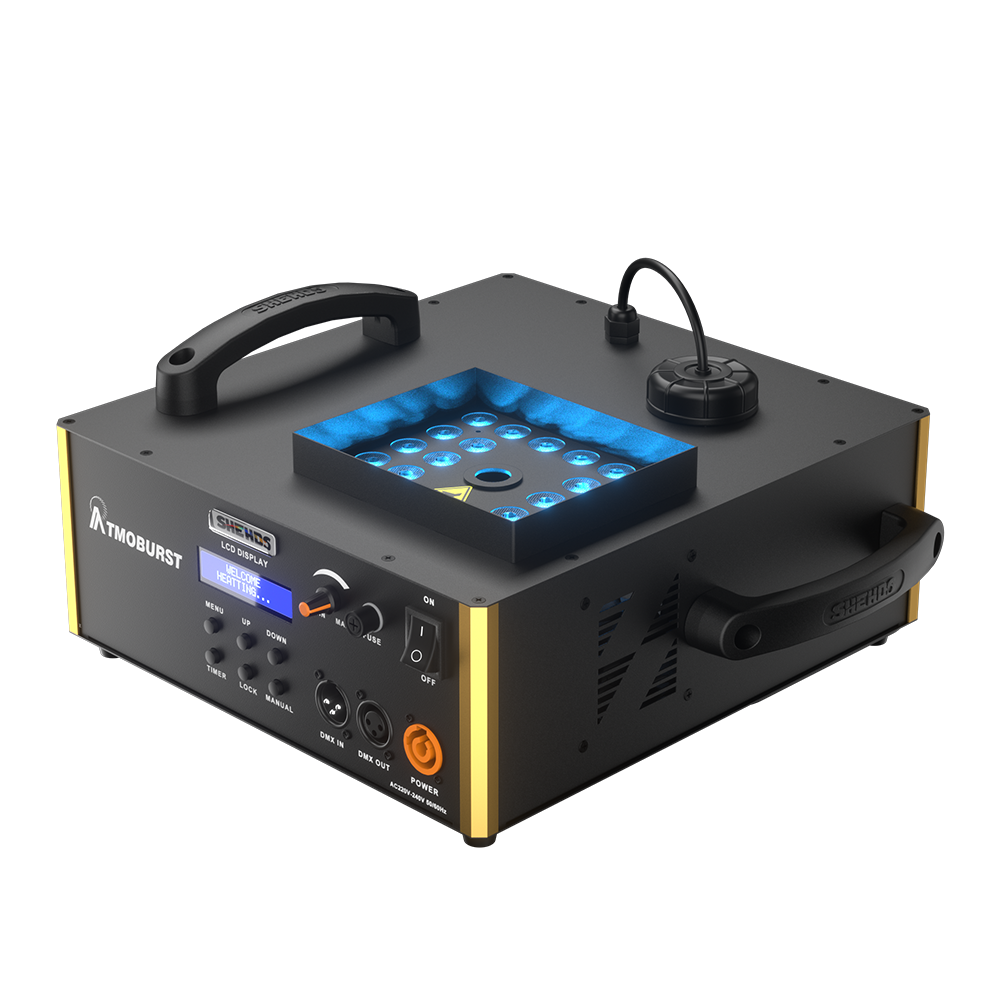 SHEHDS LED 24x3W RGB Somke Machine For Gig Wedding Party