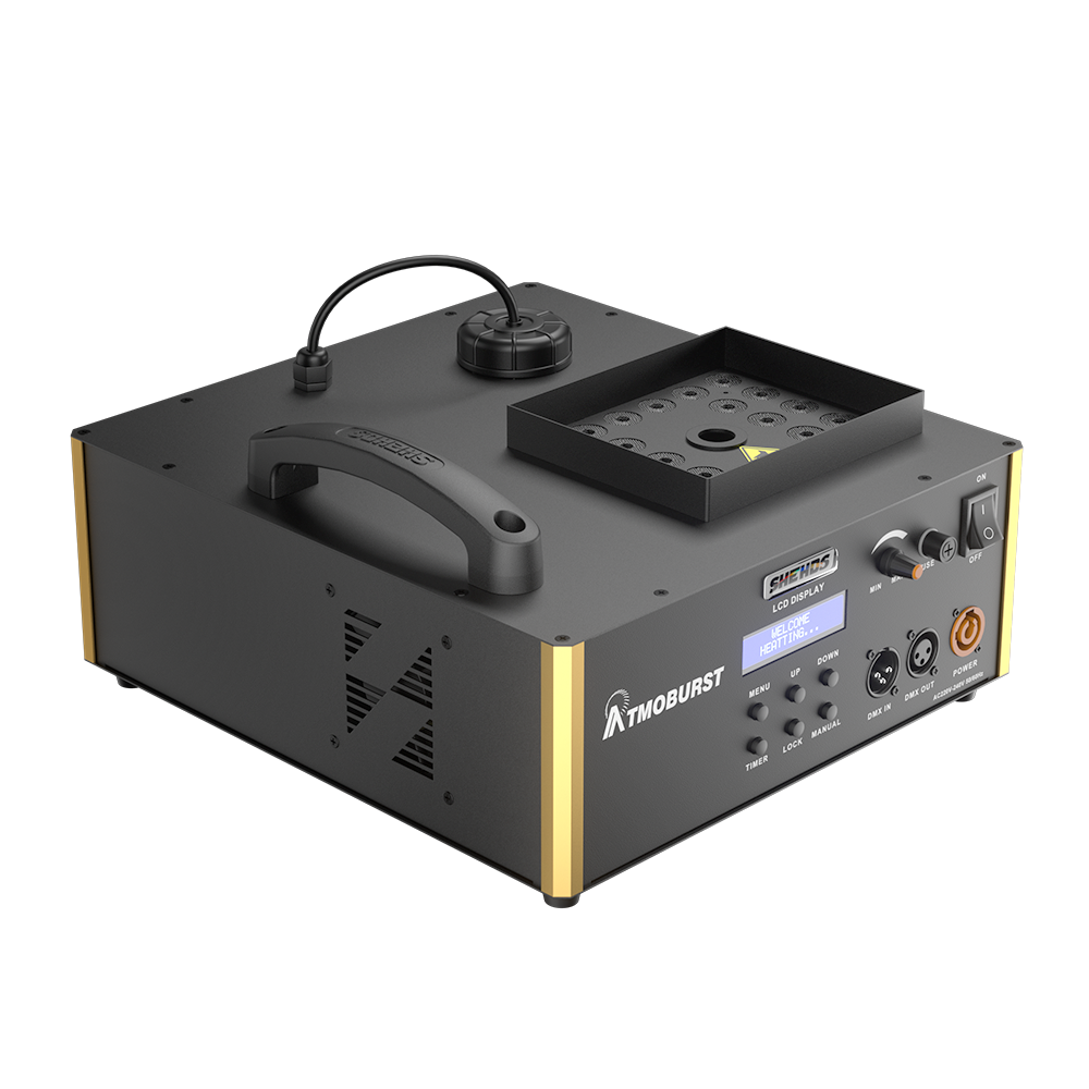 SHEHDS LED 24x3W RGB Somke Machine For Gig Wedding Party