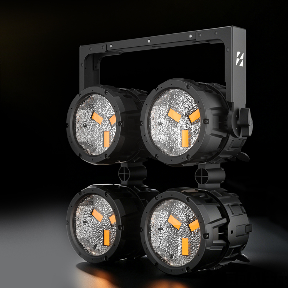 SHEHDS 100W Waterproof Linkable Retro Style LED Par Light with Mobile App Control