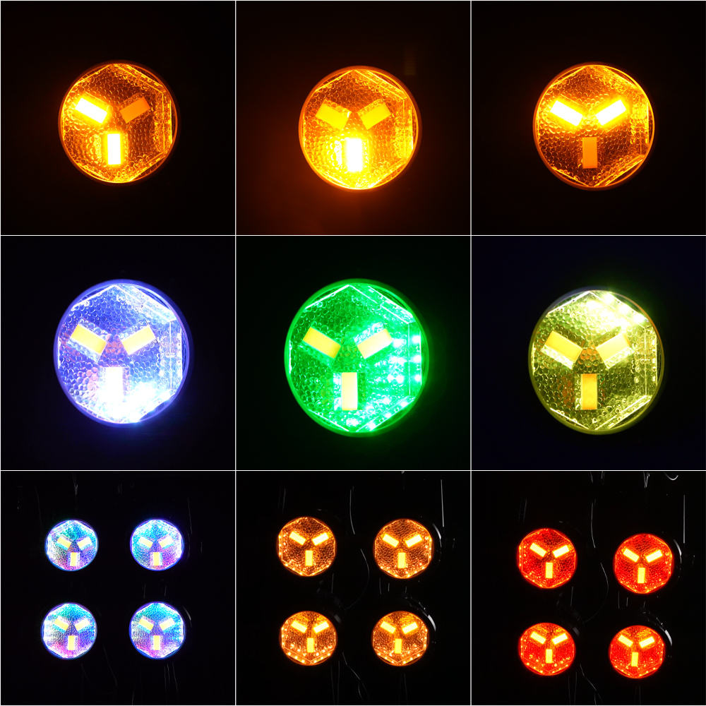 SHEHDS 100W Waterproof Linkable Retro Style LED Par Light with Mobile App Control