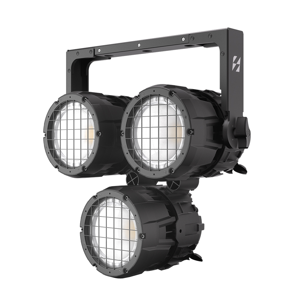 SHEHDS 150W Waterproof Linkable COB RGBLAC Par Light with Mobile App Control