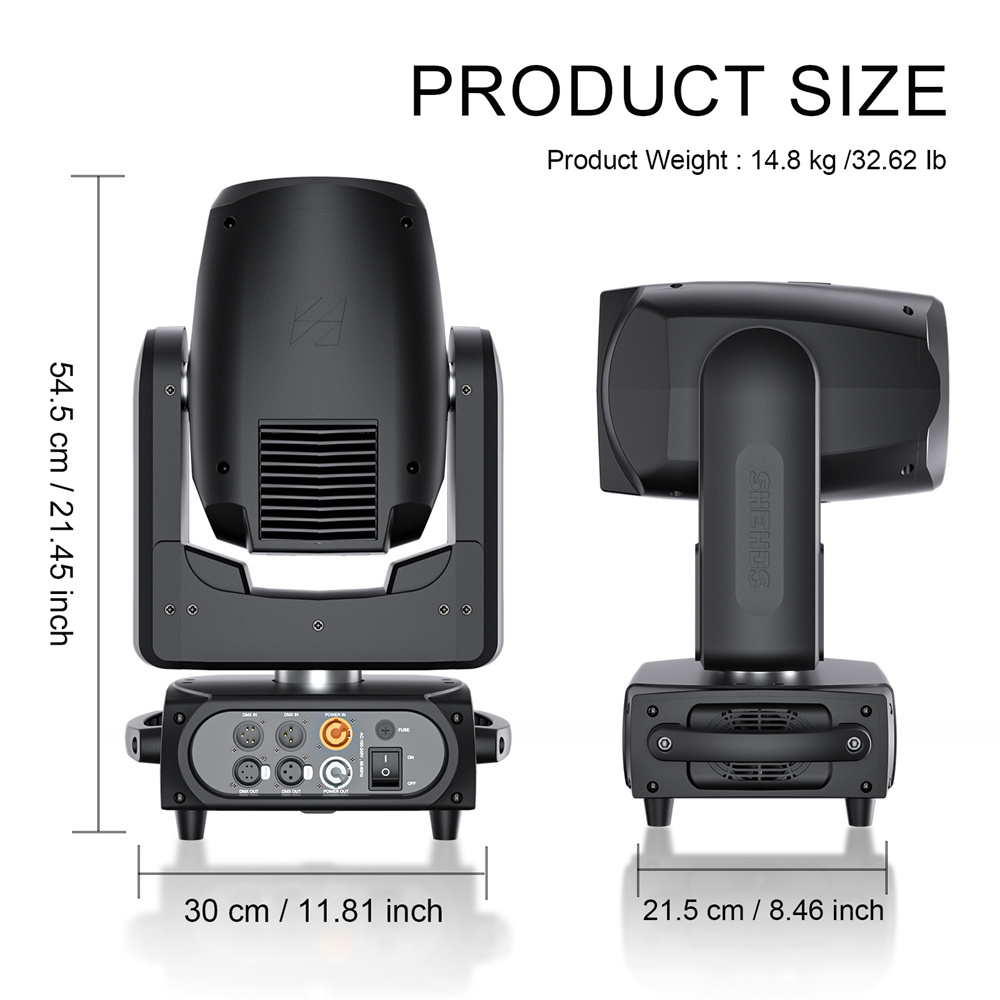 SHEHDS Mobile App Beam 320W 14R Moving Head Lighting With CMY