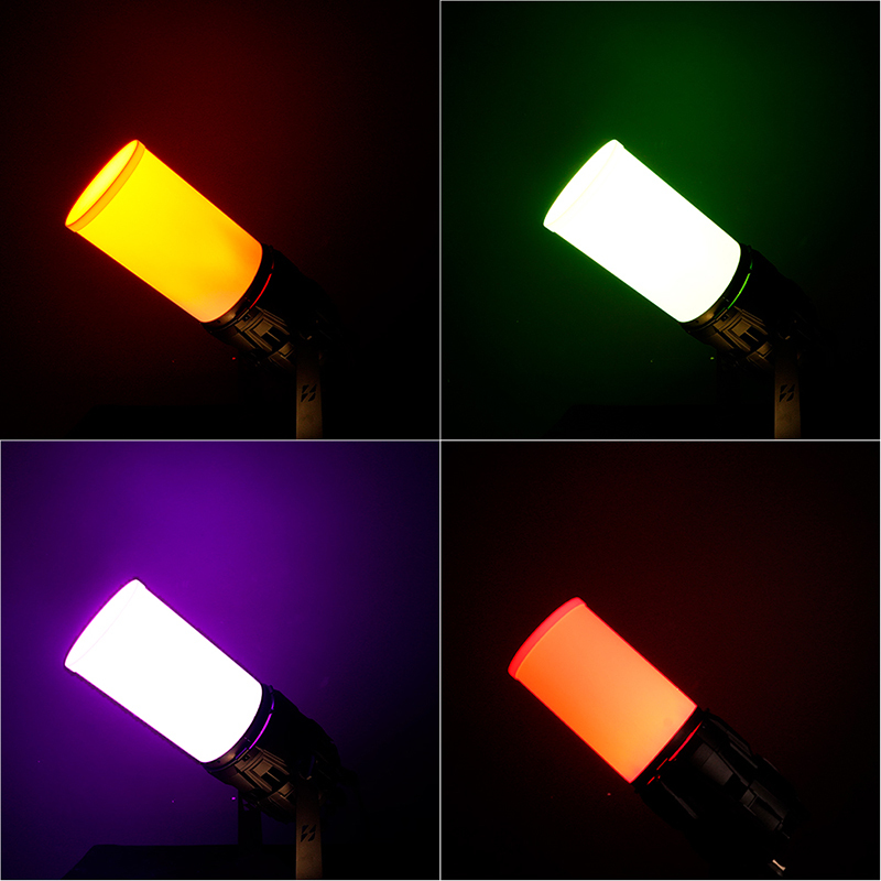 SHEHDS 150W Waterproof Linkable COB RGBLAC Par Light with Mobile App Control