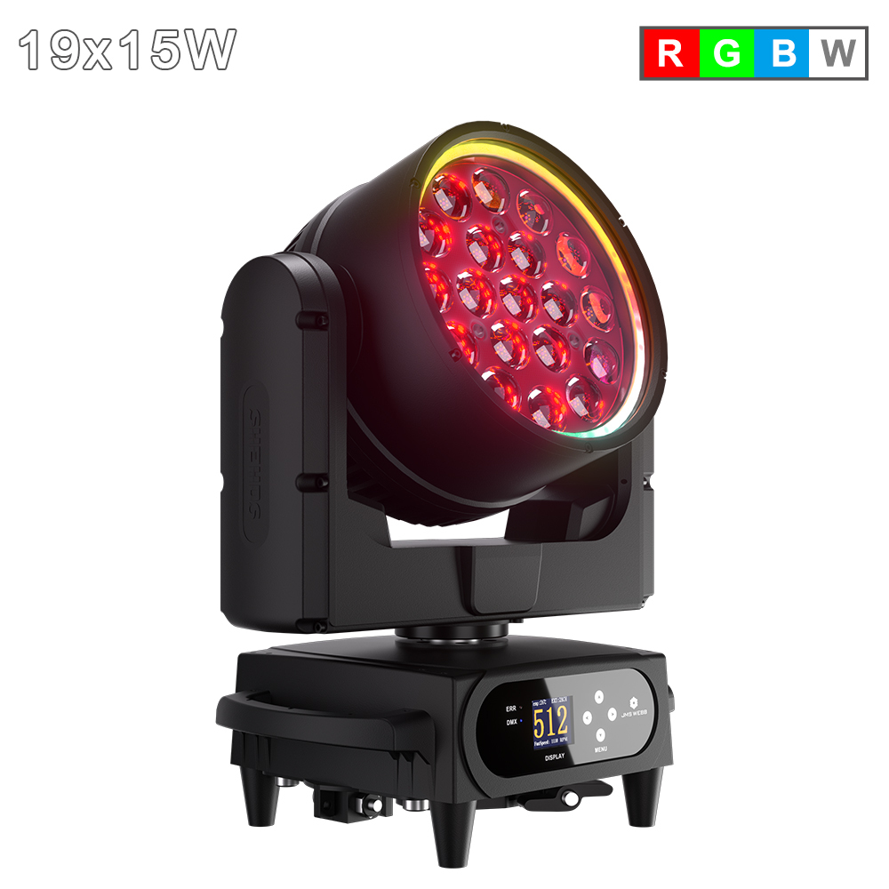 (App control) 19X15W/20W/25W  Waterproof LED Zoom & Wash with Pixels Moving Head