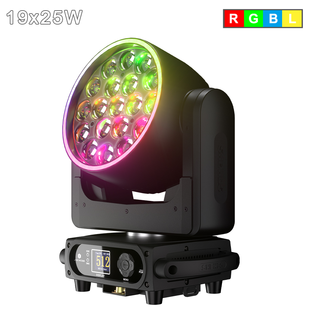 (App control) 19X15W/20W/25W  LED Zoom & Wash with Pixels Moving Head