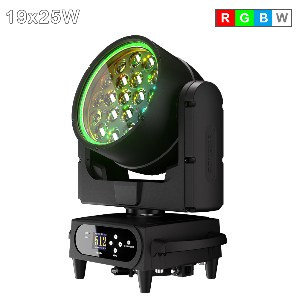 (App control) 19X15W/20W/25W  Waterproof LED Zoom & Wash with Pixels Moving Head