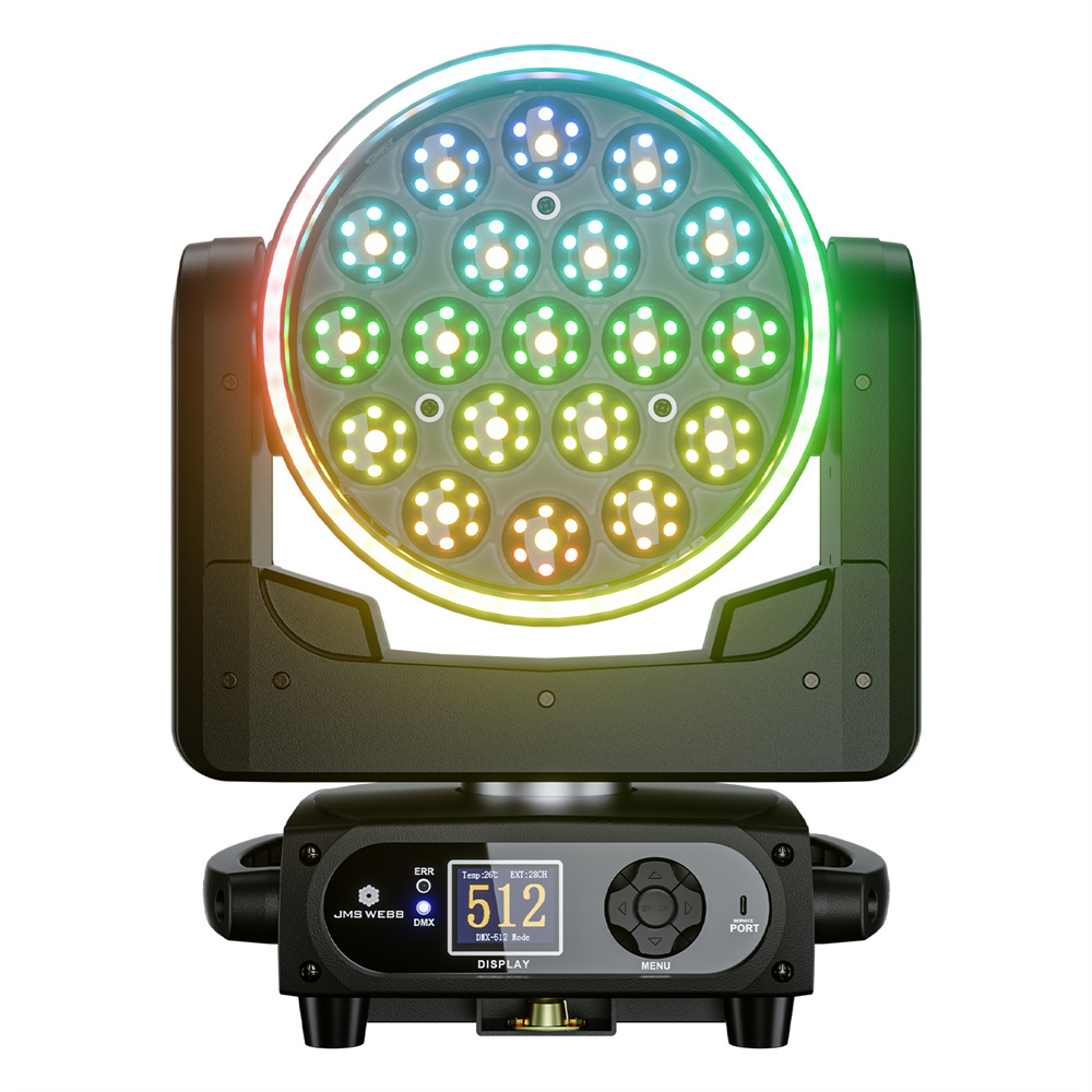 (App control) 19X15W/20W/25W  LED Zoom & Wash with Pixels Moving Head