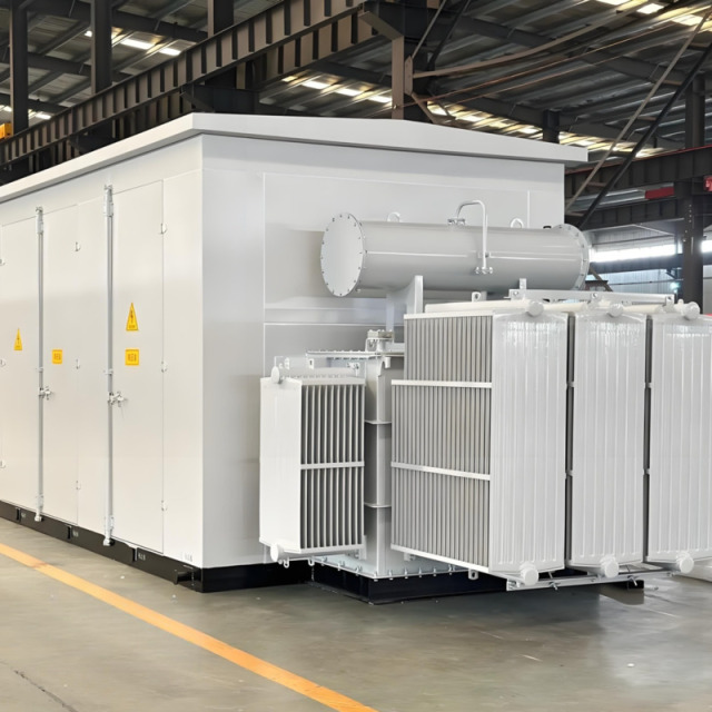 Subestación tipo caja especial para generación de energía eólica