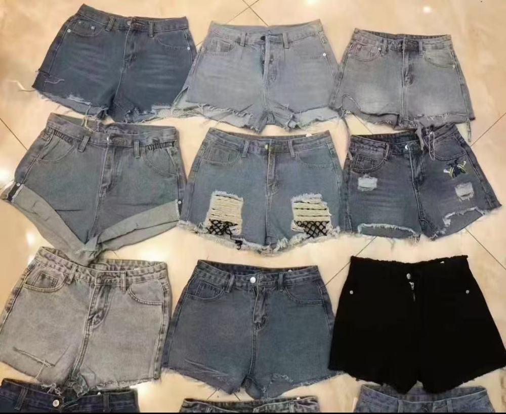 Denim shorts
