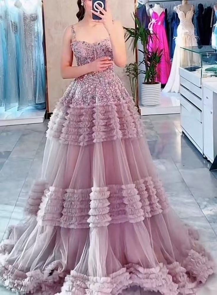 High end evening dress