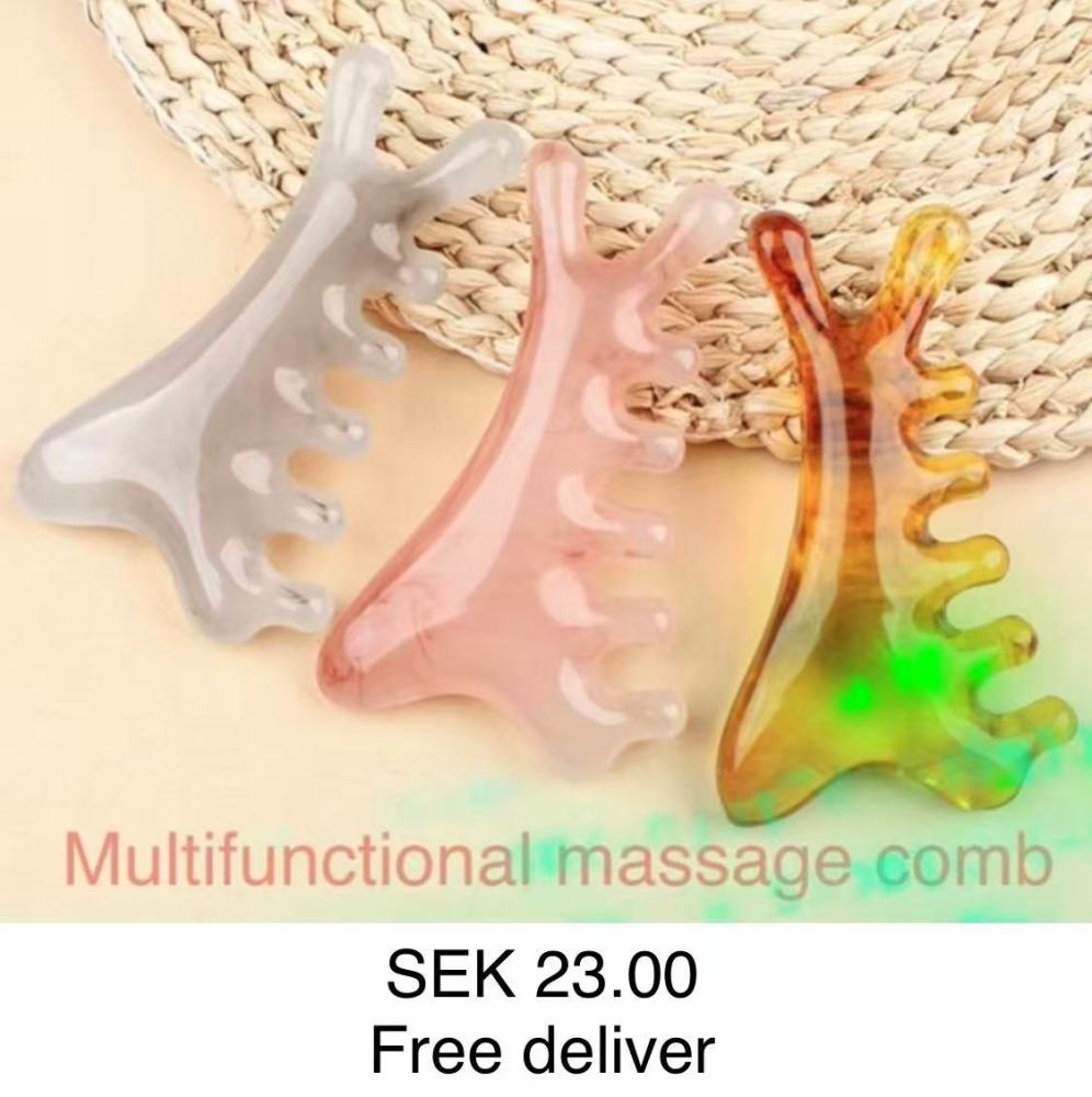 Multifunctional massage comb