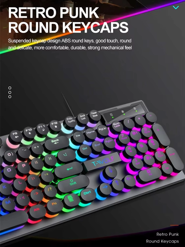 SHADOW Mechanical Feeling, คีย์บอร์ด, คอมพิวเตอร์ตั้งโต๊ะ, แล็ปท็อป, เกม eSports, คีย์บอร์ดแบบมีสายเรืองแสง