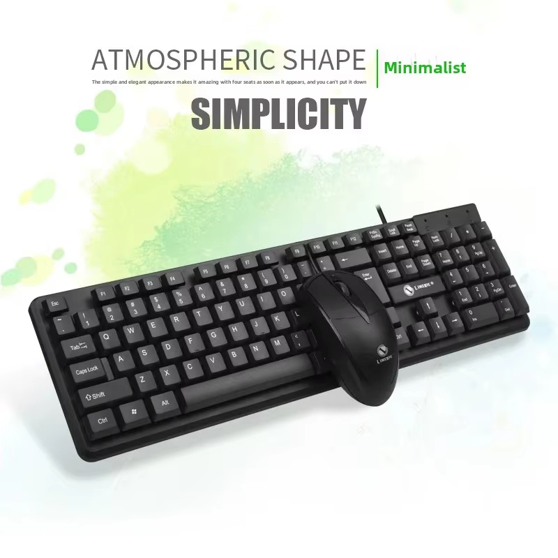 Lifepo4 T13 คีย์บอร์ดเมาส์แบบมีสายแล็ปท็อป USB คีย์บอร์ดสํานักงานธุรกิจขายส่งคีย์บอร์ดพกพาง่ายต่อการพกพา