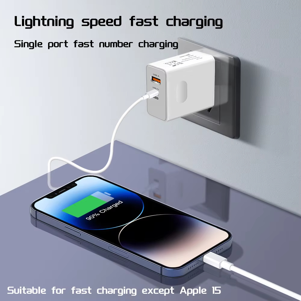 120วัตต์ที่ชาร์จเร็วสาย USB Type C อะแดปเตอร์สำหรับ3.0 iPhone Xiaomi Samsung OnePlus Pixel