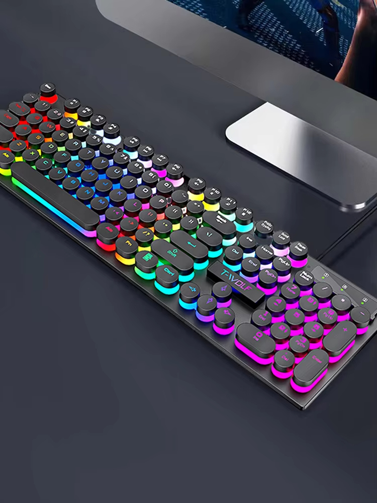 SHADOW Mechanical Feeling, คีย์บอร์ด, คอมพิวเตอร์ตั้งโต๊ะ, แล็ปท็อป, เกม eSports, คีย์บอร์ดแบบมีสายเรืองแสง
