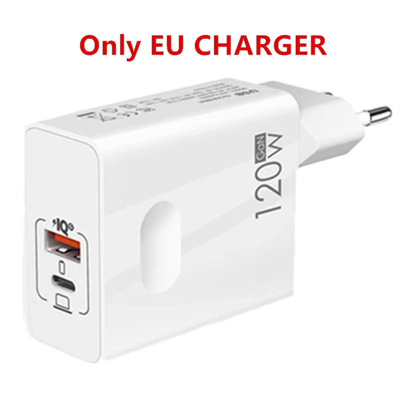 120วัตต์ที่ชาร์จเร็วสาย USB Type C อะแดปเตอร์สำหรับ3.0 iPhone Xiaomi Samsung OnePlus Pixel