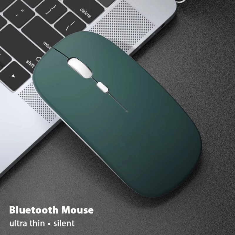 เมาส์บลูทูธเงียบ Marcaron คอมพิวเตอร์แล็ปท็อปเมาส์ไร้สายสําหรับ iPad Samsung แท็บเล็ต Universal Mice Noiseless