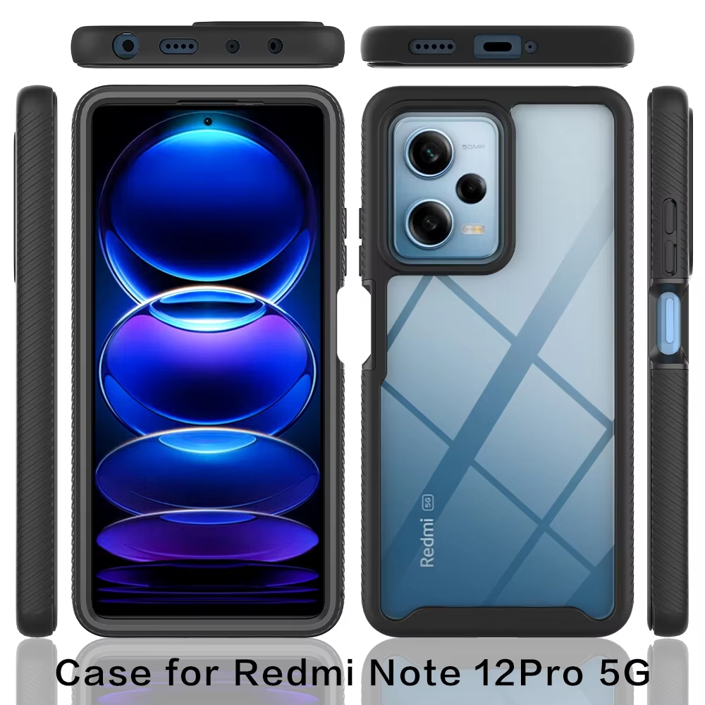 Redmi Note 12 Pro เคสโทรศัพท์5G, เคสใสกันกระแทก TPU ฝาครอบทนทานสำหรับ Xiaomi poco X5 Pro 5g