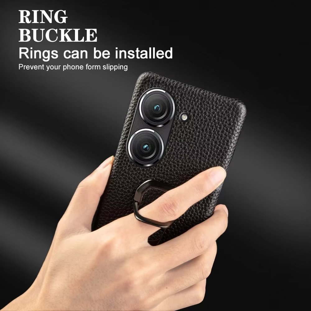 เคสสำหรับ Asus ZenFone 10เคสหนังแท้แฮนด์เมดสำหรับ Asus ZenFone 10ปลอกหุ้มโทรศัพท์แบบ Zenfone9สำหรับ Asus