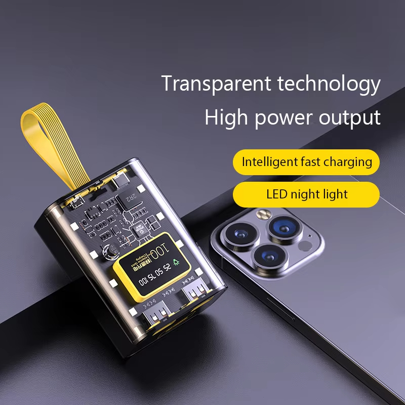 18650 DIY Power Bank กล่องแบตเตอรี่ Charger Case Dual USB ชาร์จพร้อม Night Light ชาร์จ Power Bank ไม่มีแบตเตอรี่