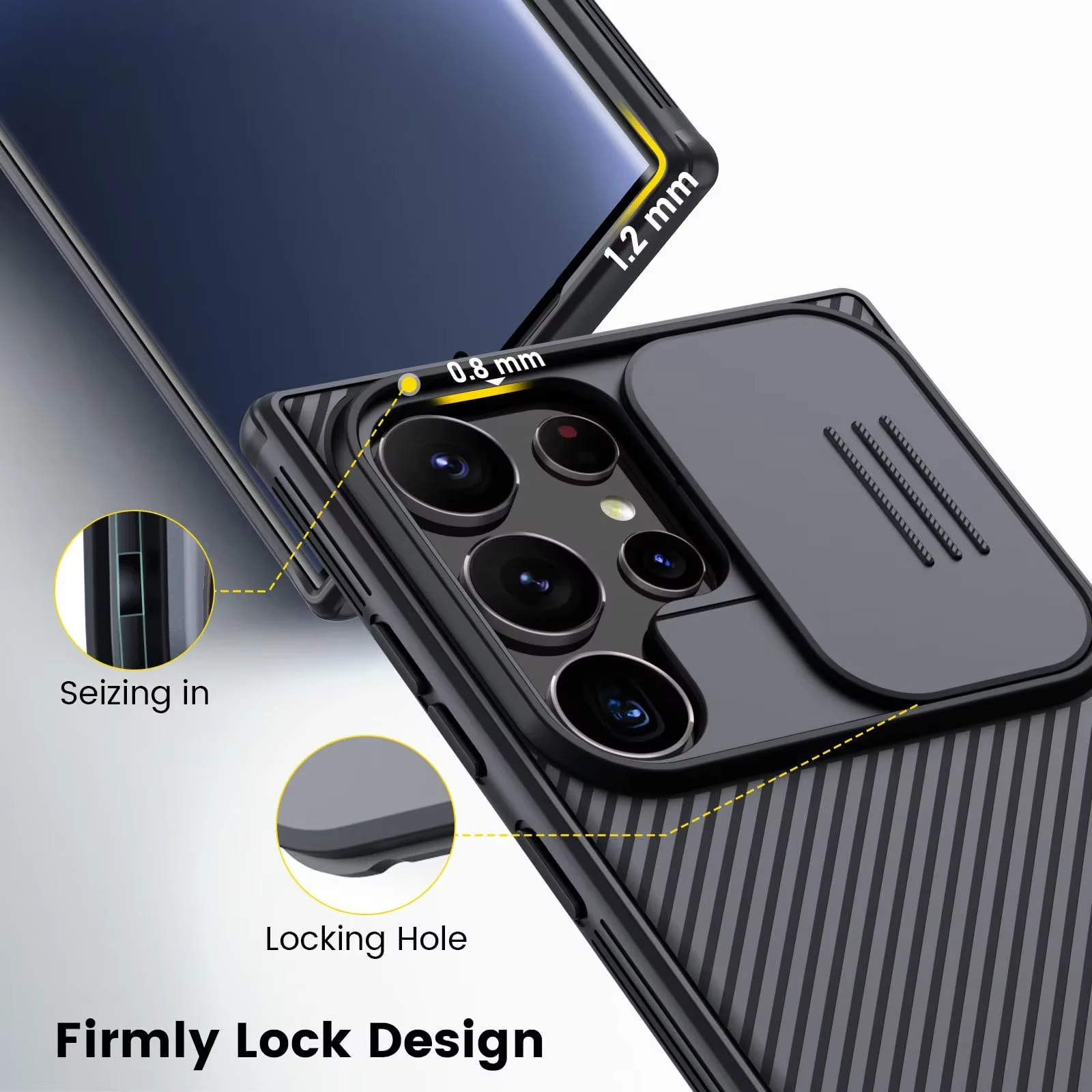 NillkinสําหรับSamsung Galaxy S25 S24 S23 S22 Ultra Plus FE A55 A35 สไลด์Proกล้องSlimทนทานโทรศัพท์บางกันกระแทก