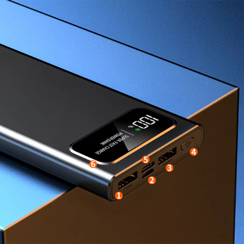 เสี่ยวมี่ 200000 mAh 120W Power Bank Super Fast CHARGING แบตเตอรี่ความจุสูงจอแสดงผลดิจิตอล Power Bank สําหรับ iPhone Samsung Huawei