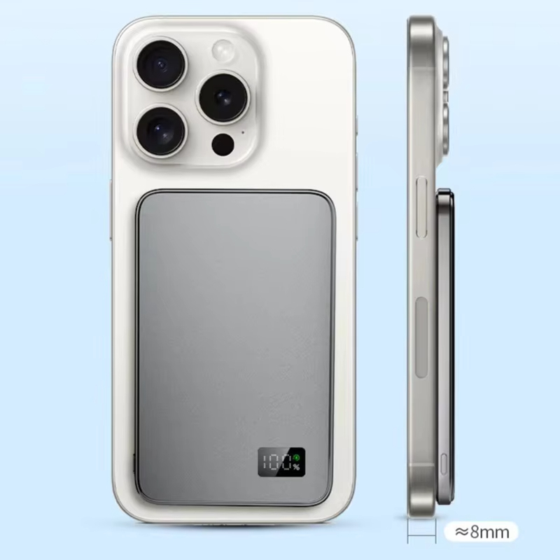 Xiaomi 10000mAh 3-in-1 Magsafe Magnetic Wireless Power Bank PD20W Fast ชาร์จแบบพกพาภายนอกสําหรับ Magsafe สําหรับ Iphone