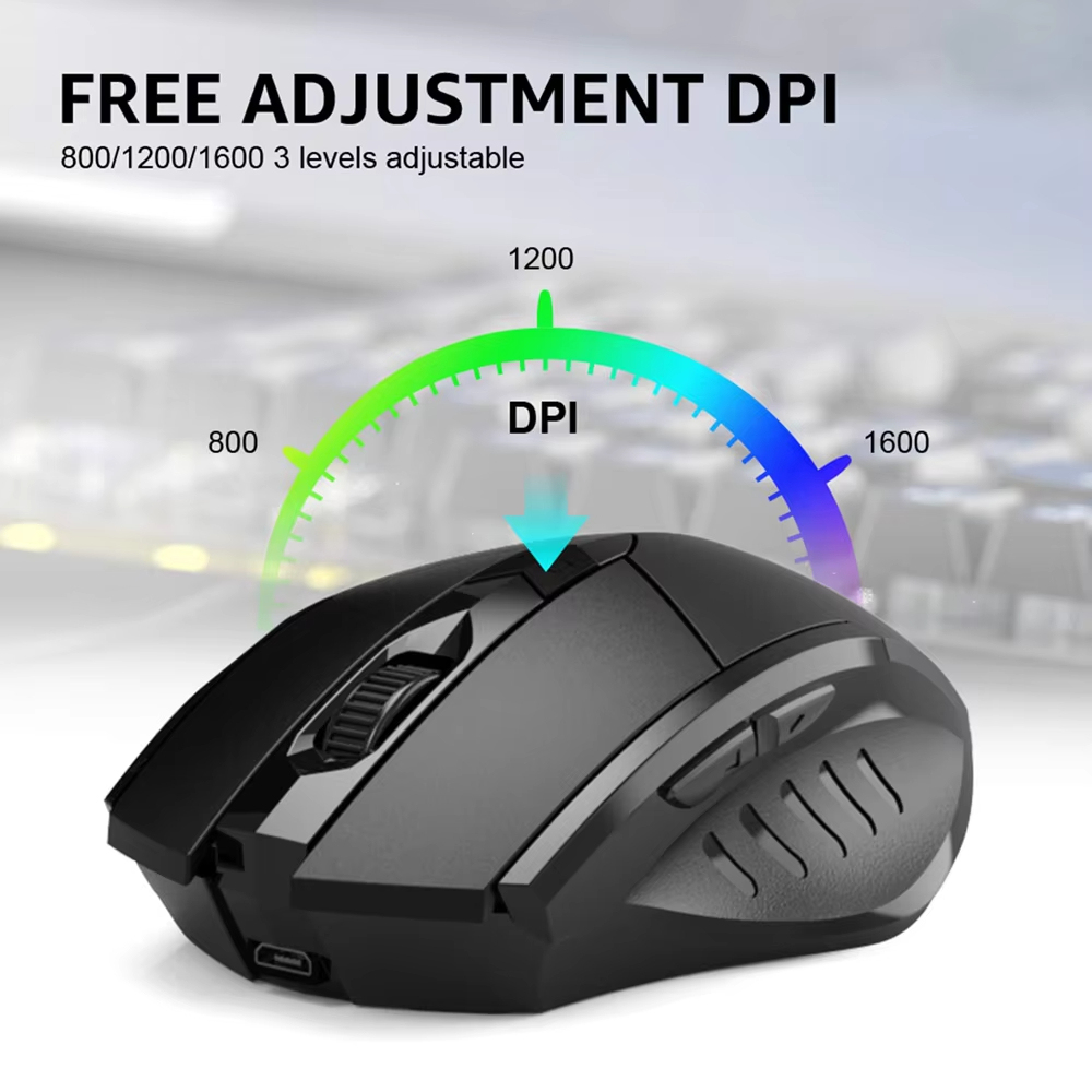 เมาส์ไร้สายบลูทูธแบบชาร์จไฟได้ 2.4G PM6 เมาส์ไร้สาย Office Mute สนับสนุน PC แล็ปท็อปแท็บเล็ต Gamer เมาส์สําหรับคอมพิวเตอร์