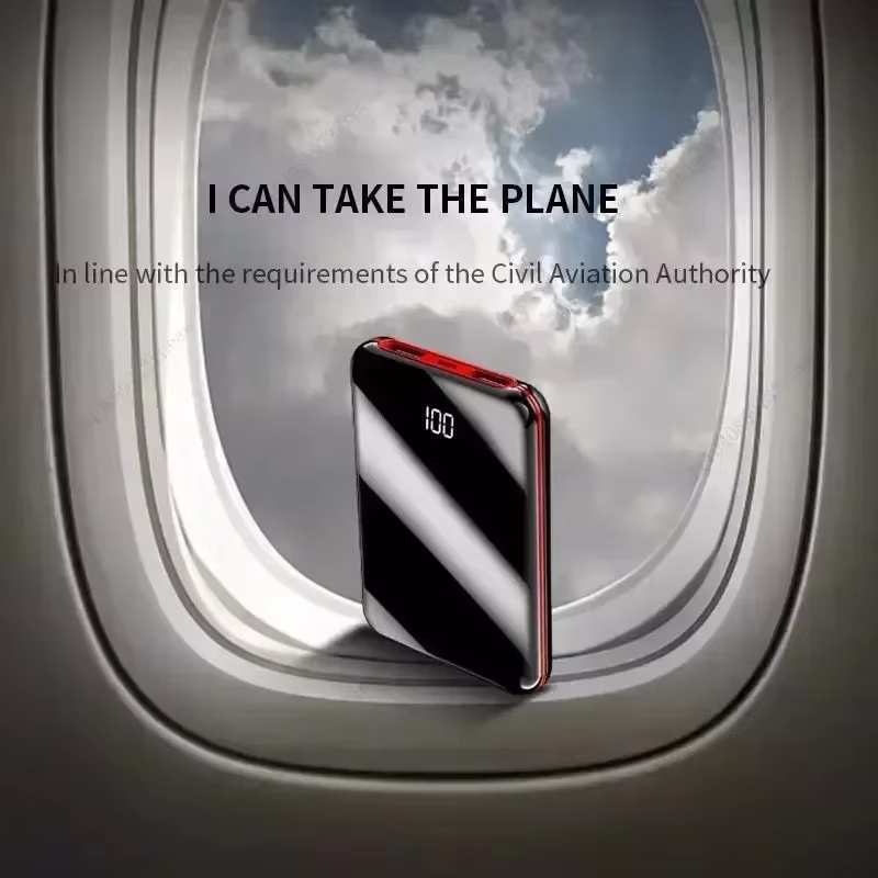 แบตสำรองชาร์จเร็วขนาดเล็กพกพาได้30000มิลลิแอมป์ชั่วโมงที่ชาร์จแบตเตอรี่ภายนอกจอแสดงผลดิจิตอลความละเอียดสูงสำหรับ Xiaomi iPhone