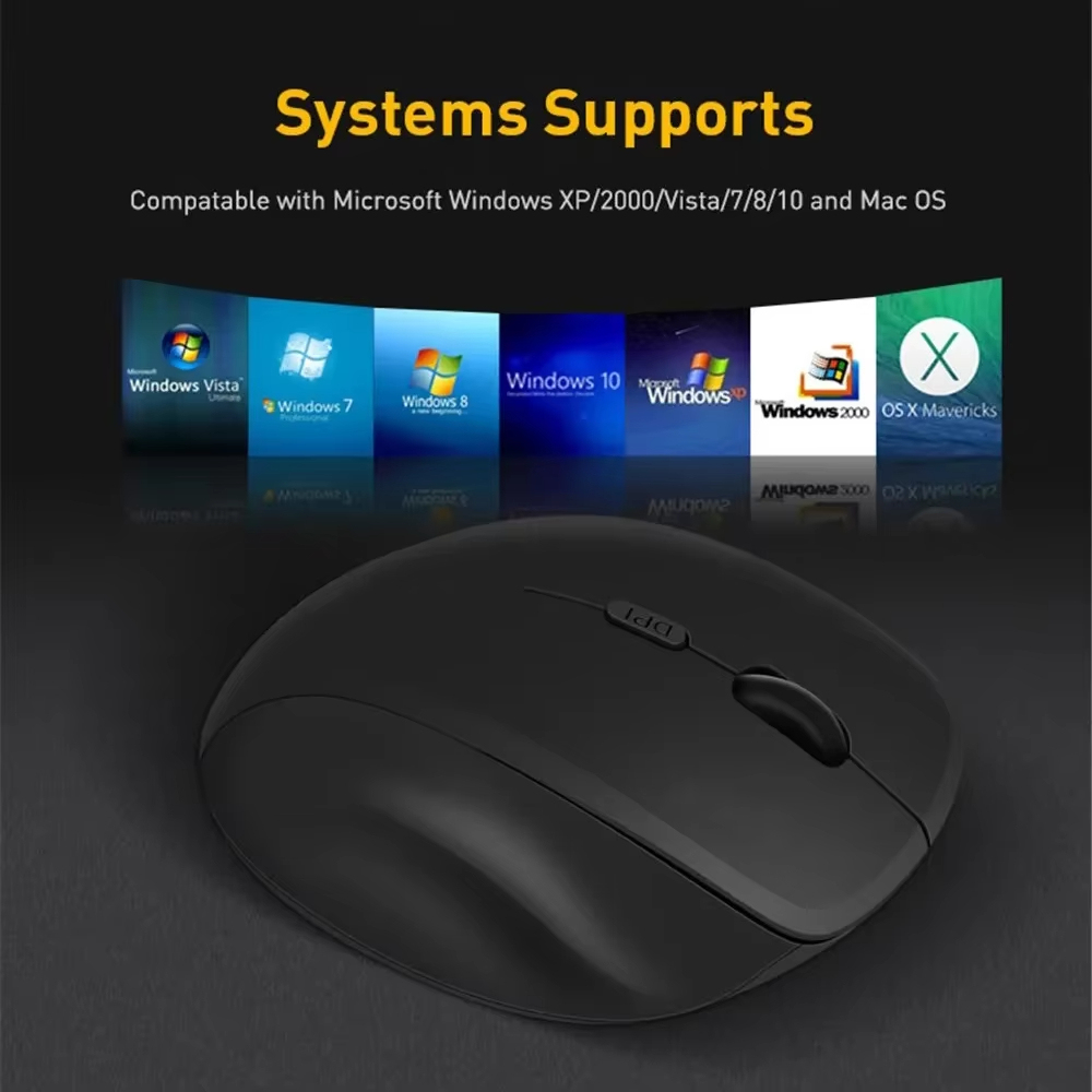 เสี่ยวหมี่เม้าส์ไร้สาย Mijia, เมาส์คอมพิวเตอร์ไร้สาย1600DPI เมาส์บลูทูธที่ชาร์จได้ตามหลักสรีรศาสตร์สำหรับแล็ปท็อป/โน้ตบุ๊ก/iPad/แท็บเล็ต/Mac