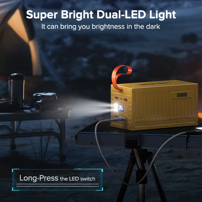 Qoovi พาวเวอร์แบงค์60000mAh 22.5W PD QC ที่ชาร์จ3.0พาวเวอร์แบงค์ความจุแบตเตอรี่ขนาดใหญ่ชาร์จเร็วสำหรับ iPhone Xiaomi