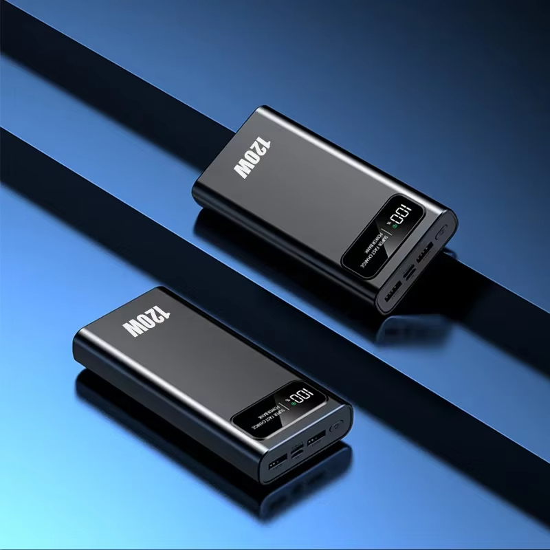 200000 mAh Power Bank 120W Super Fast CHARGING แบตเตอรี่ความจุสูงจอแสดงผลดิจิตอล Power Bank สําหรับ iPhone Samsung Xiaomi Huawei