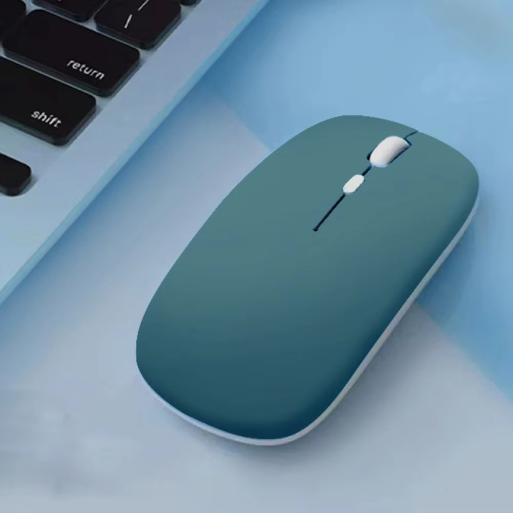 เมาส์บลูทูธเงียบ Marcaron คอมพิวเตอร์แล็ปท็อปเมาส์ไร้สายสําหรับ iPad Samsung แท็บเล็ต Universal Mice Noiseless
