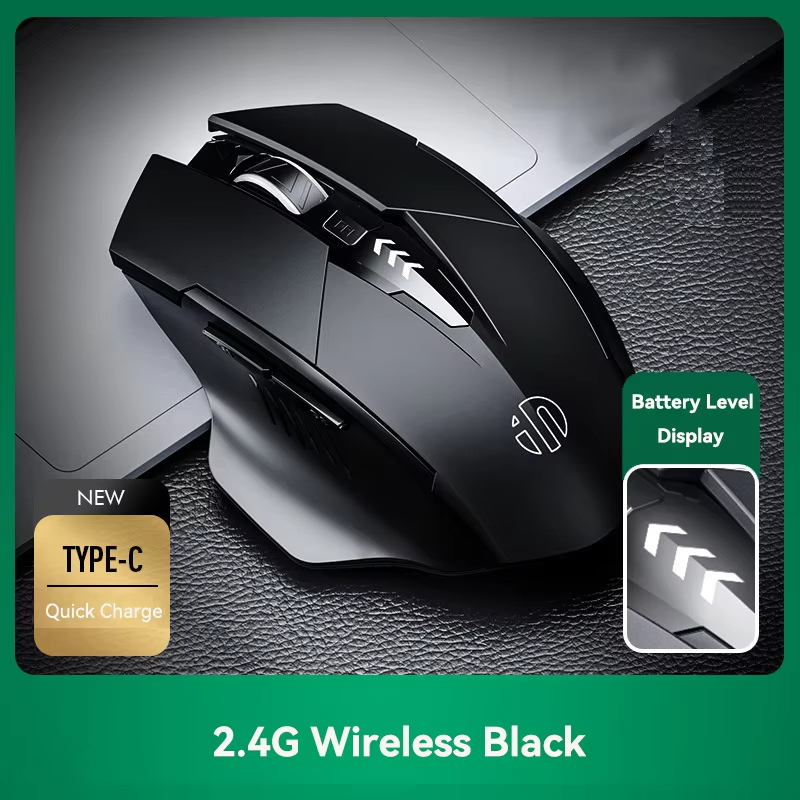 เมาส์ไร้สายบลูทูธแบบชาร์จไฟได้ 2.4G PM6 เมาส์ไร้สาย Office Mute สนับสนุน PC แล็ปท็อปแท็บเล็ต Gamer เมาส์สําหรับคอมพิวเตอร์