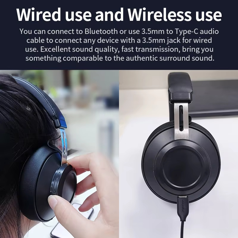 Bluedio BT5หูฟังไร้สาย Bluetooth ชุดหูฟังครอบหูชุดหูฟัง57มม.15-20H เวลาเล่น mic สำหรับโทรศัพท์