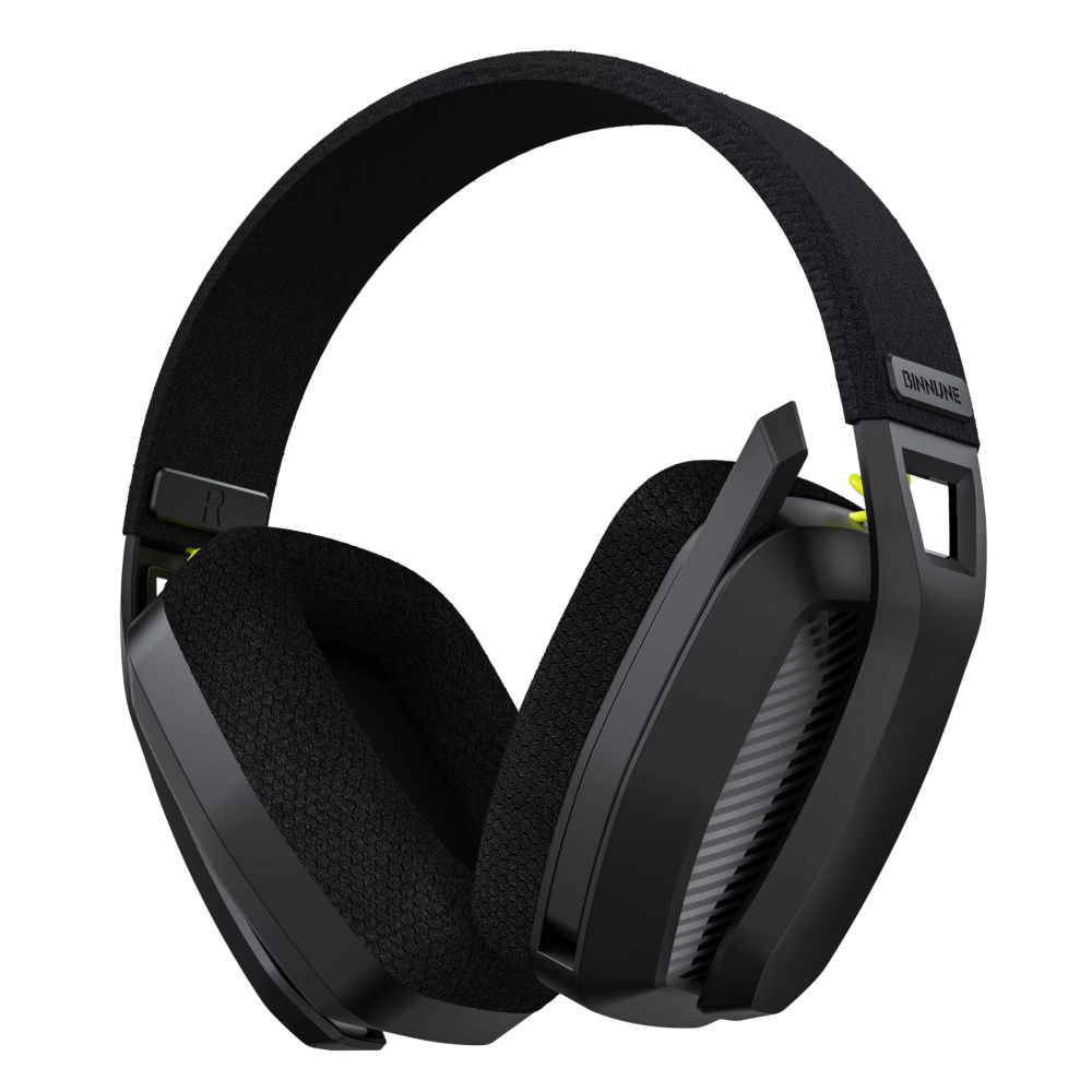 Binnune หูฟังเกมไร้สาย2.4กิกะเฮิร์ตซ์พร้อมไมค์สำหรับ PS5 PS4พีซี Mac Headset GAMING Bluetooth หูฟังเกมเพลย์สเตชันพร้อมไมโครโฟน