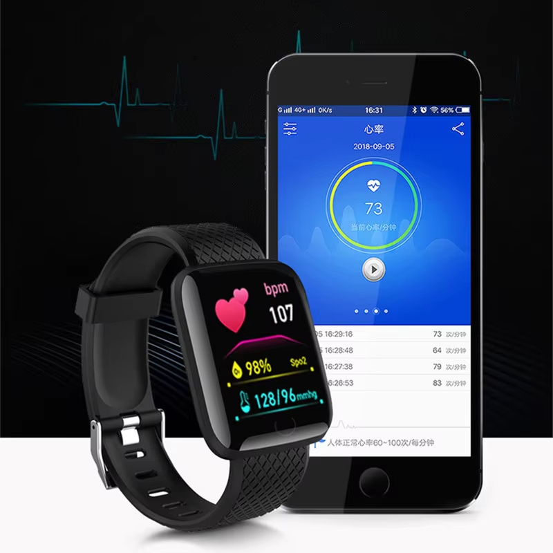 D13สมาร์ทนาฬิกาผู้ชายความดันโลหิตกันน้ำ Smartwatch Heart Rate Monitor ฟิตเนส Tracker กีฬานาฬิกาสำหรับ Android IOS