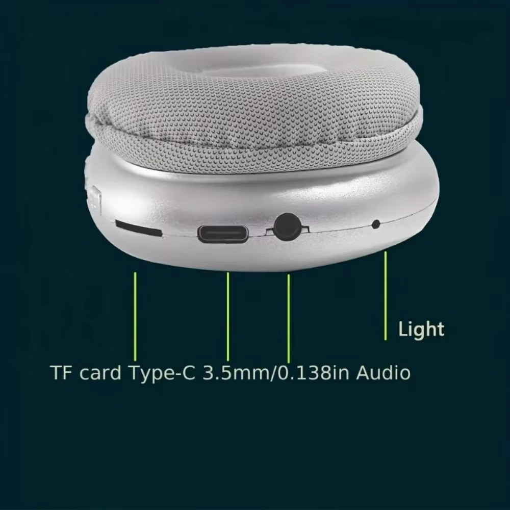 ใหม่ P9Air MAX หูฟังไร้สายบลูทูธตัดเสียงรบกวน Mic Pods Over Ear ชุดหูฟังสําหรับเล่นเกมกีฬาสําหรับ Apple