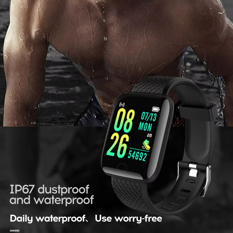 D13สมาร์ทนาฬิกาผู้ชายความดันโลหิตกันน้ำ Smartwatch Heart Rate Monitor ฟิตเนส Tracker กีฬานาฬิกาสำหรับ Android IOS