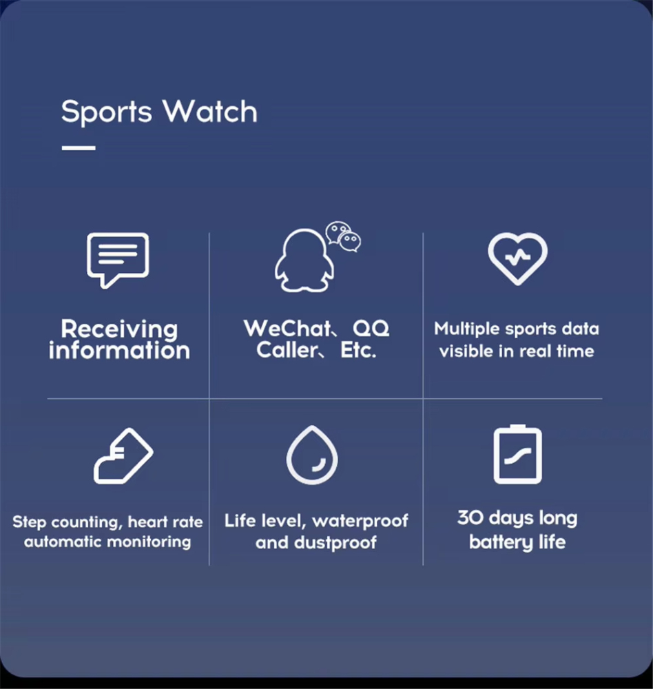 D13สมาร์ทนาฬิกาผู้ชายความดันโลหิตกันน้ำ Smartwatch Heart Rate Monitor ฟิตเนส Tracker กีฬานาฬิกาสำหรับ Android IOS