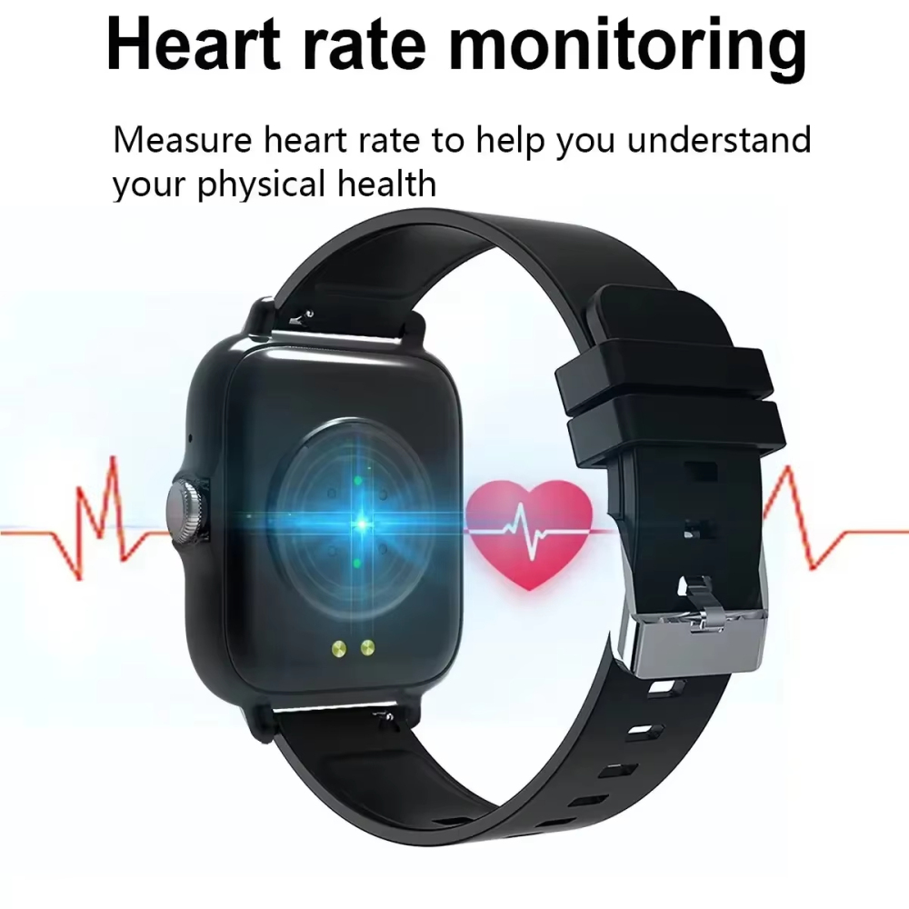 Xiaomi สมาร์ทนาฬิกาผู้หญิงผู้ชายเลดี้ของขวัญกีฬาฟิตเนสนาฬิกา Heart Rate Monitor Smartwatch กันน้ําสําหรับโทรศัพท์ Android IOS