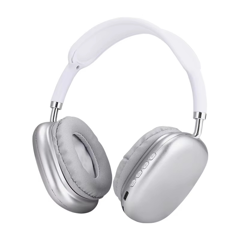ใหม่ P9Air MAX หูฟังไร้สายบลูทูธตัดเสียงรบกวน Mic Pods Over Ear ชุดหูฟังสําหรับเล่นเกมกีฬาสําหรับ Apple