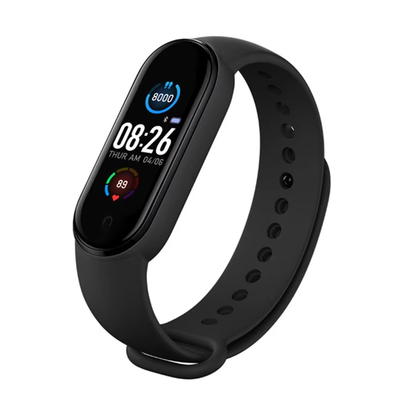 M5สมาร์ทกันน้ำกีฬานาฬิกาสมาร์ทนาฬิกาผู้ชายผู้หญิงความดันโลหิต Heart Rate Monitor สร้อยข้อมือฟิตเนสสำหรับ Android IOS