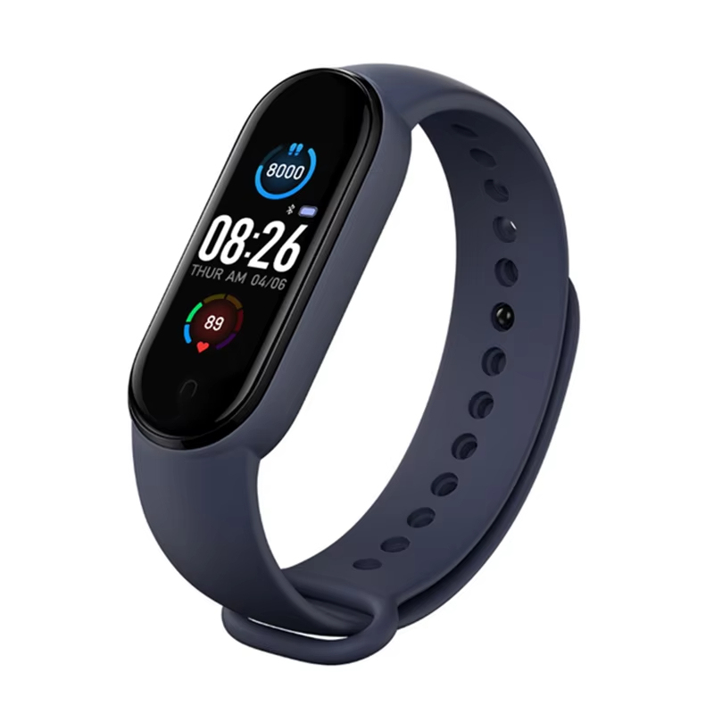M5สมาร์ทกันน้ำกีฬานาฬิกาสมาร์ทนาฬิกาผู้ชายผู้หญิงความดันโลหิต Heart Rate Monitor สร้อยข้อมือฟิตเนสสำหรับ Android IOS