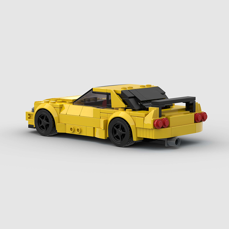 Nissan Skyline R32 MOC Car Building Block Super race Vehicle Brick