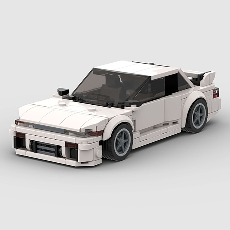 Nissan S13 Silvia 240SX MOC Car Building Block Super race Vehicle Brick