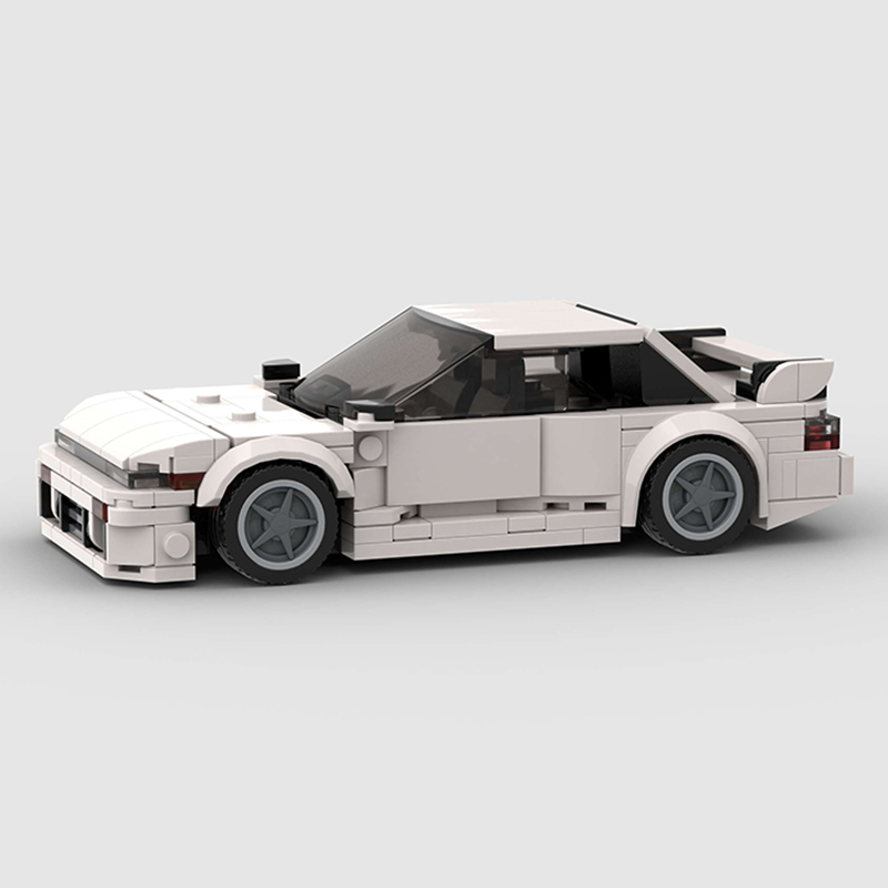 Nissan S13 Silvia 240SX MOC Car Building Block Super race Vehicle Brick