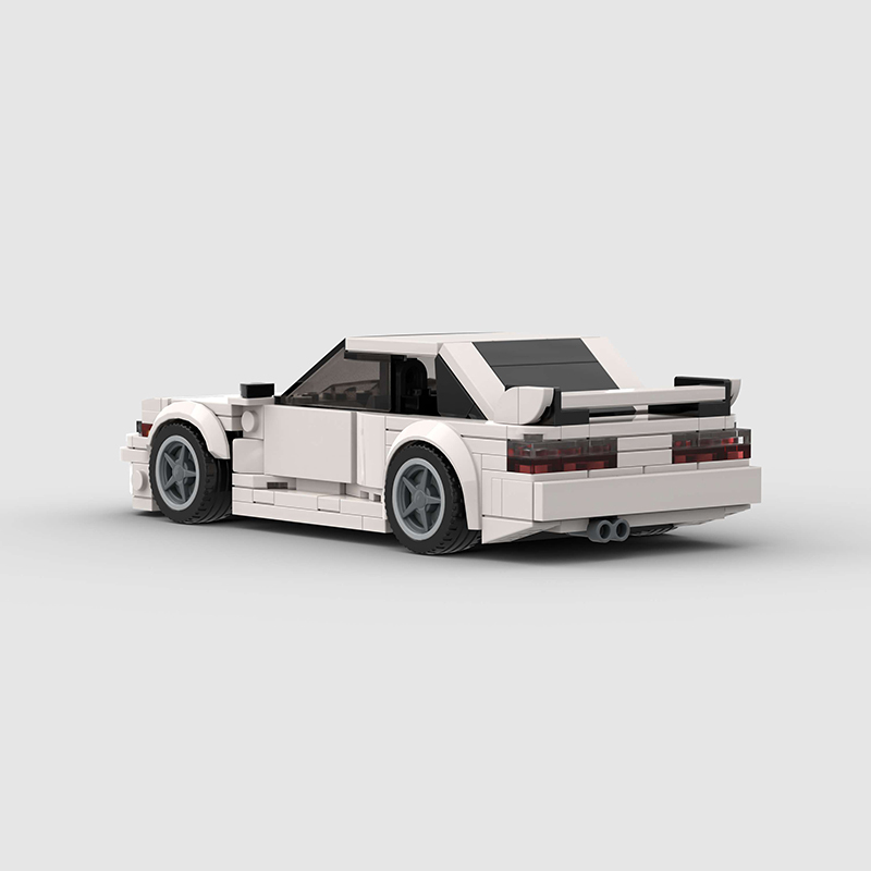 Nissan S13 Silvia 240SX MOC Car Building Block Super race Vehicle Brick