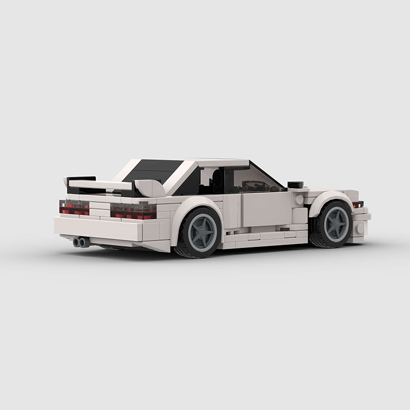 Nissan S13 Silvia 240SX MOC Car Building Block Super race Vehicle Brick