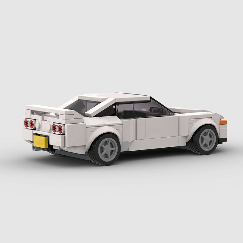 Nissan Skyline R32 MOC Car Building Block Super race Vehicle Brick